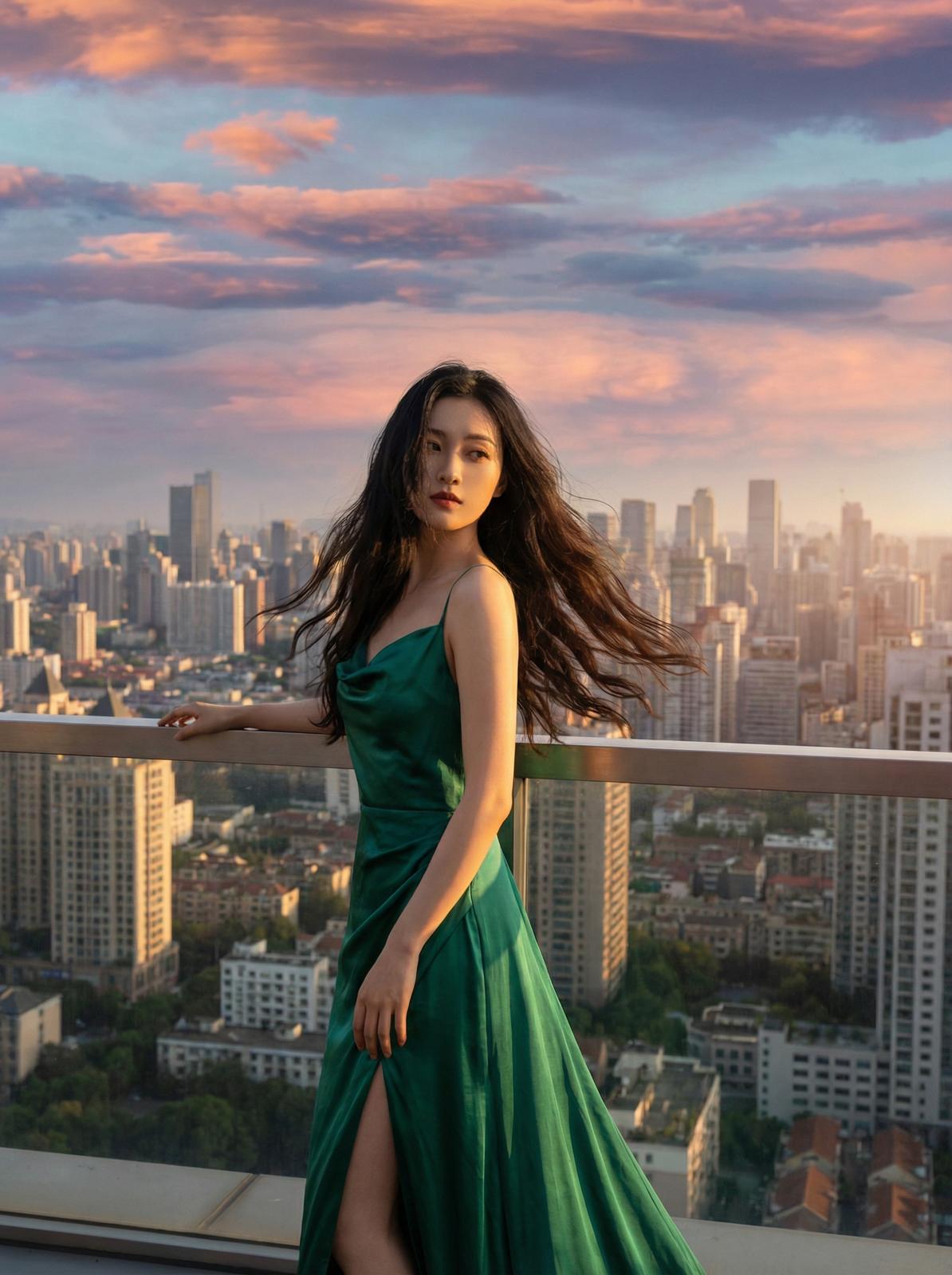 偷拍城市夜景传媒短片